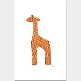 Giraffe #1 Posters and Art